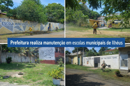 Prefeitura realiza serviços de manutenção em escolas municipais de Ilhéus Prefeitura realiza serviços de manutenção em escolas municipais de Ilhéus