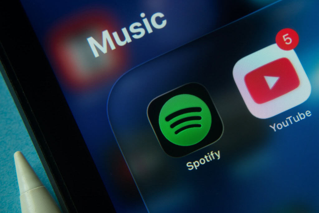 spotify e youtube