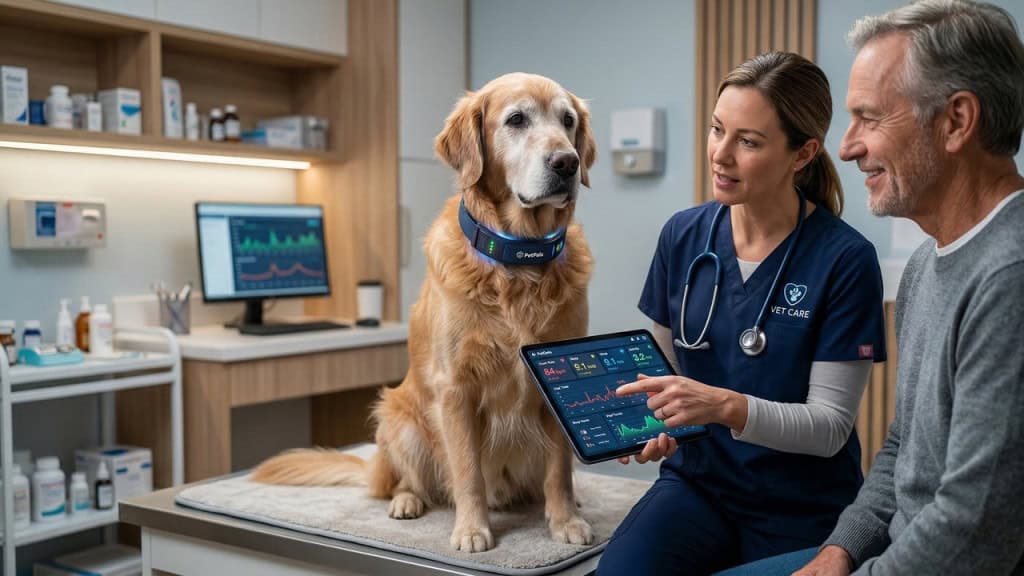 O colar inteligente que avisa o dono quando o cachorro está começando a ficar doente