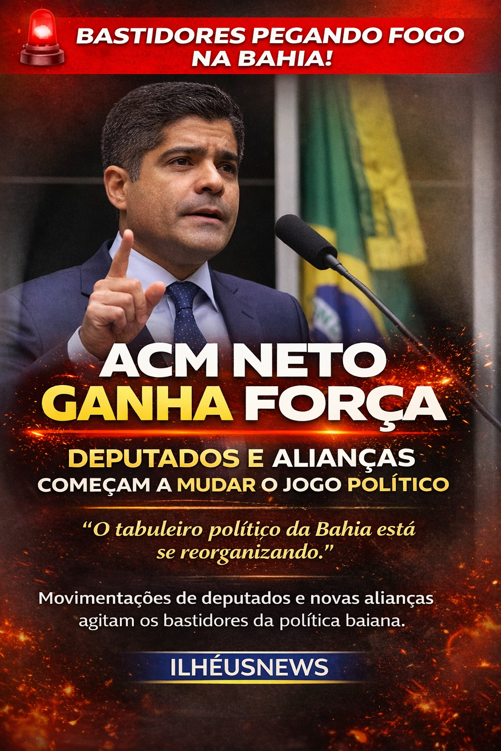 🚨 BASTIDORES PEGANDO FOGO NA BAHIA