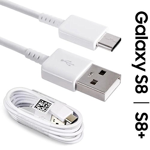 Samsung Cabo USB-C Original para Galaxy S9/S9+/Note 9/S8/S8+ — Branco EP-DG950CWE