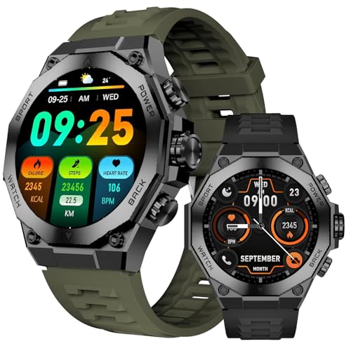 AURAFIT Smartwatch com Tela AMOLED 3,6 cm, AI ChatGPT IP67