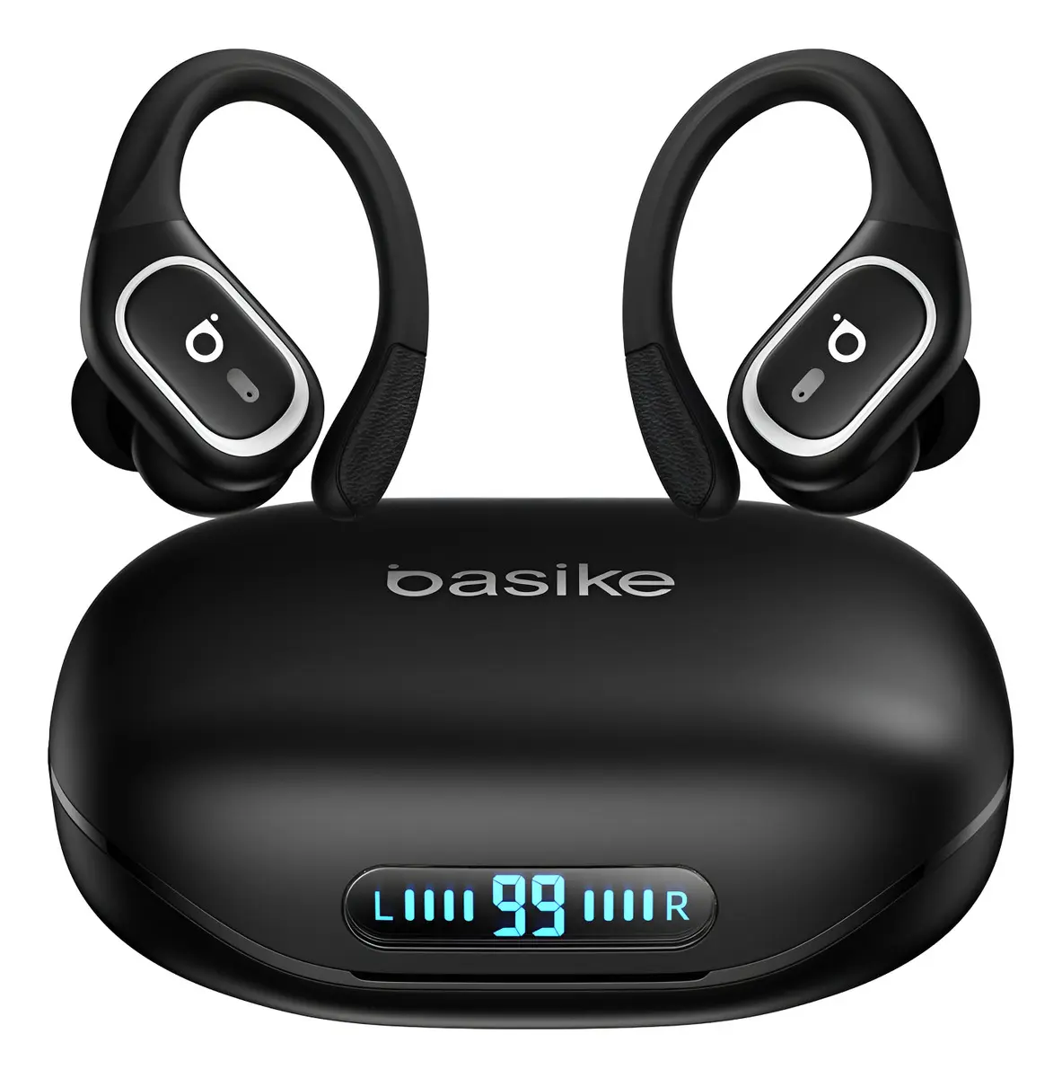 Fone Bluetooth 6.0 Esportivo com gancho e LED