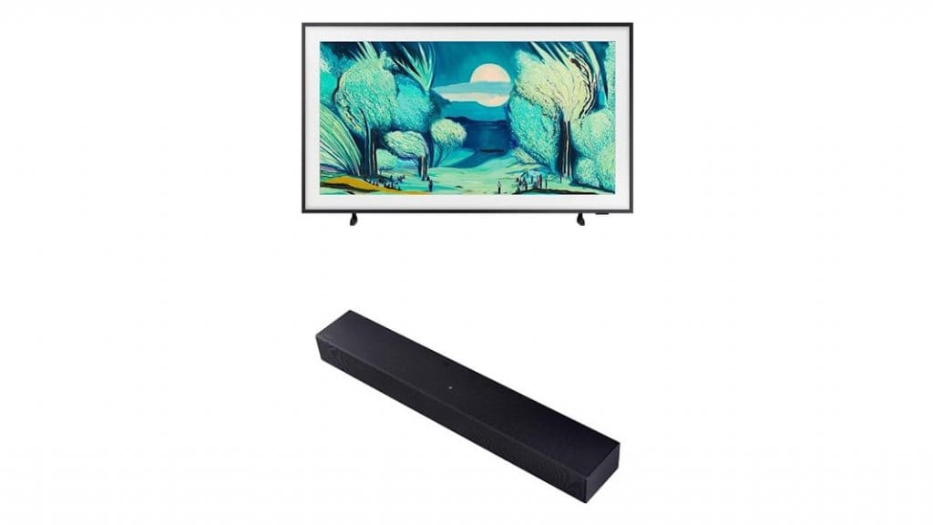Samsung Vision AI TV 43" The Frame 4K LS03F + Soundbar HW-B400F