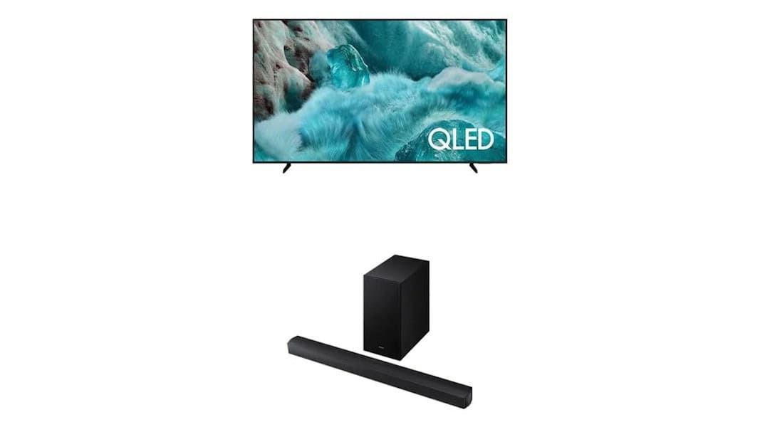 Samsung Vision AI TV 75" QLED 4K Q7F + Soundbar HW-B450F