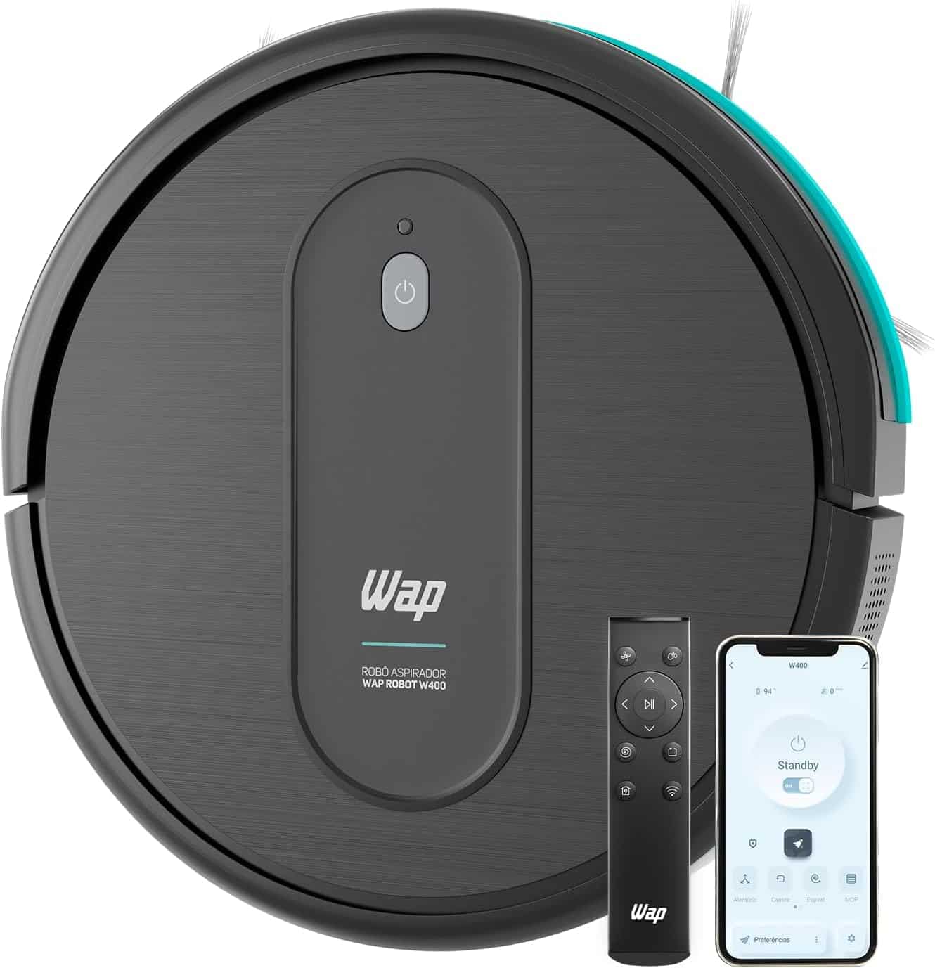 Robô Aspirador WAP W400 com 47% OFF Robô Aspirador WAP W400 com 47% OFF