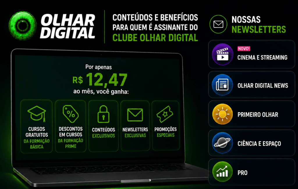 Não sabe o que assistir no cinema ou streaming? Nova newsletter do Olhar Digital vai te ajudar