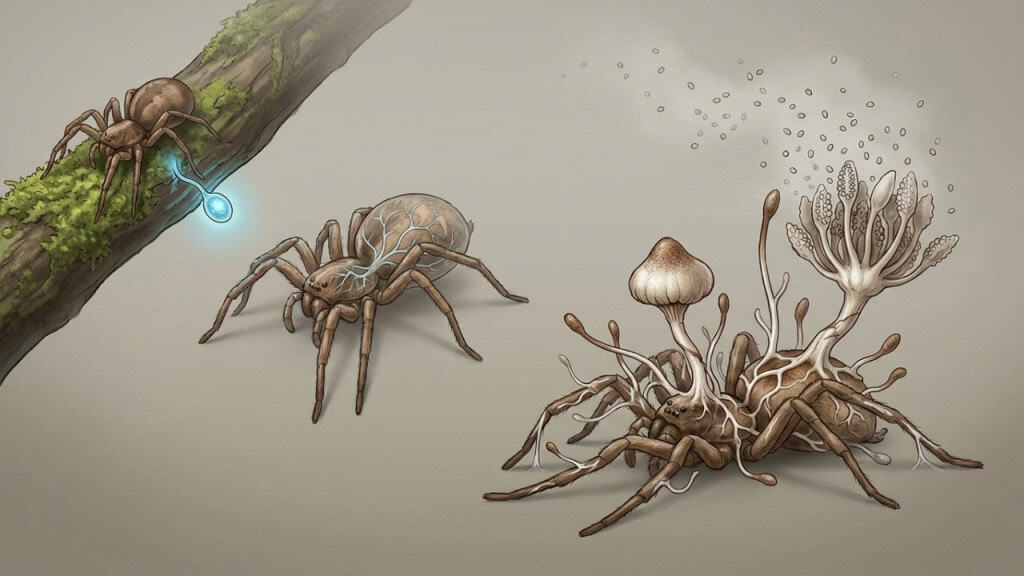 Cientistas encontram fungo de The Last of Us em aranha Cientistas encontram fungo de The Last of Us em aranha