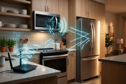 Por que o Wi-Fi cai perto da cozinha, e como resolver de graça