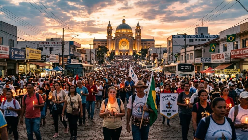 O “Vaticano de Goiás” reorganiza trânsito, comércio e expansão urbana ao redor de templos gigantescos O “Vaticano de Goiás” reorganiza trânsito, comércio e expansão urbana ao redor de templos gigantescos