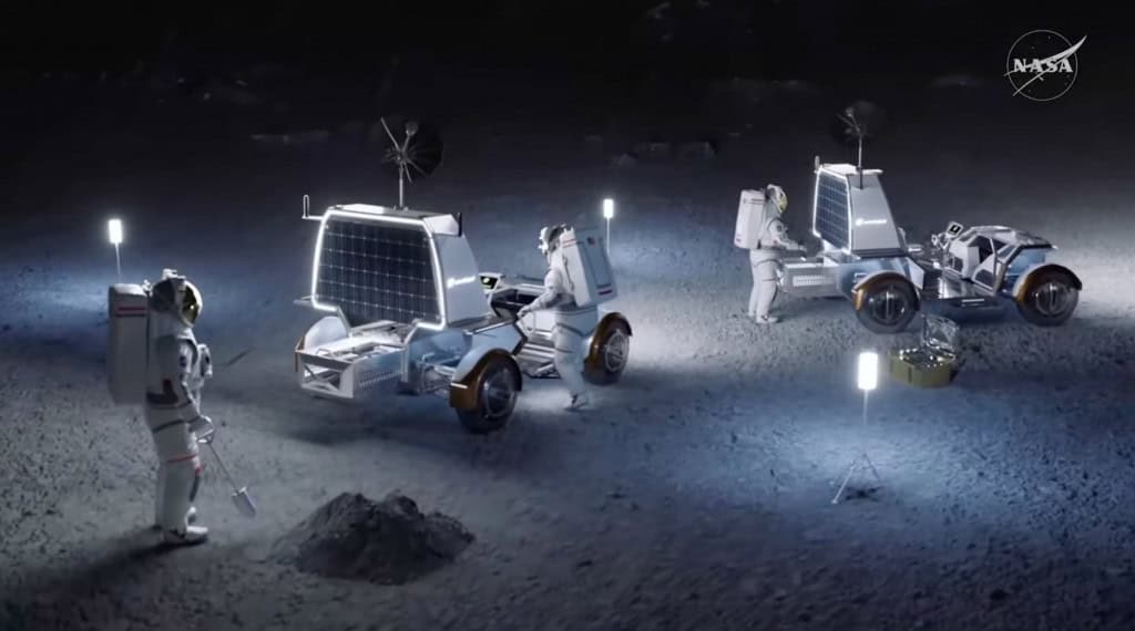 veículo lunar nasa
