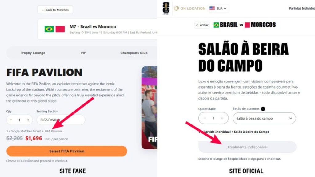 Copa do Mundo 2026: Golpistas clonam site da FIFA para enganar brasileiros Copa do Mundo 2026: Golpistas clonam site da FIFA para enganar brasileiros