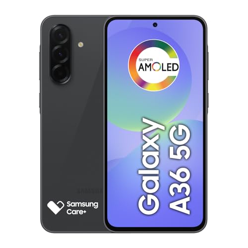 Celular Samsung Galaxy A36 5G 256GB, 8GB RAM, Recursos AI (Preto)