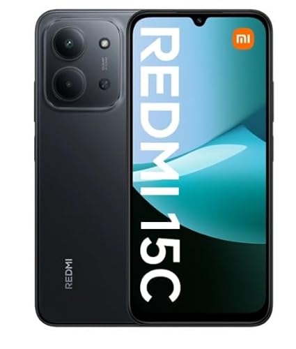 Smartphone Xiaomi Redmi 15C Midnight Black (Preto) 8GB RAM 256GB ROM
