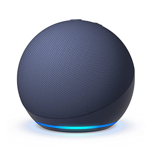 Echo Dot (Geração mais recente) | Smart speaker com Alexa | Cor Azul