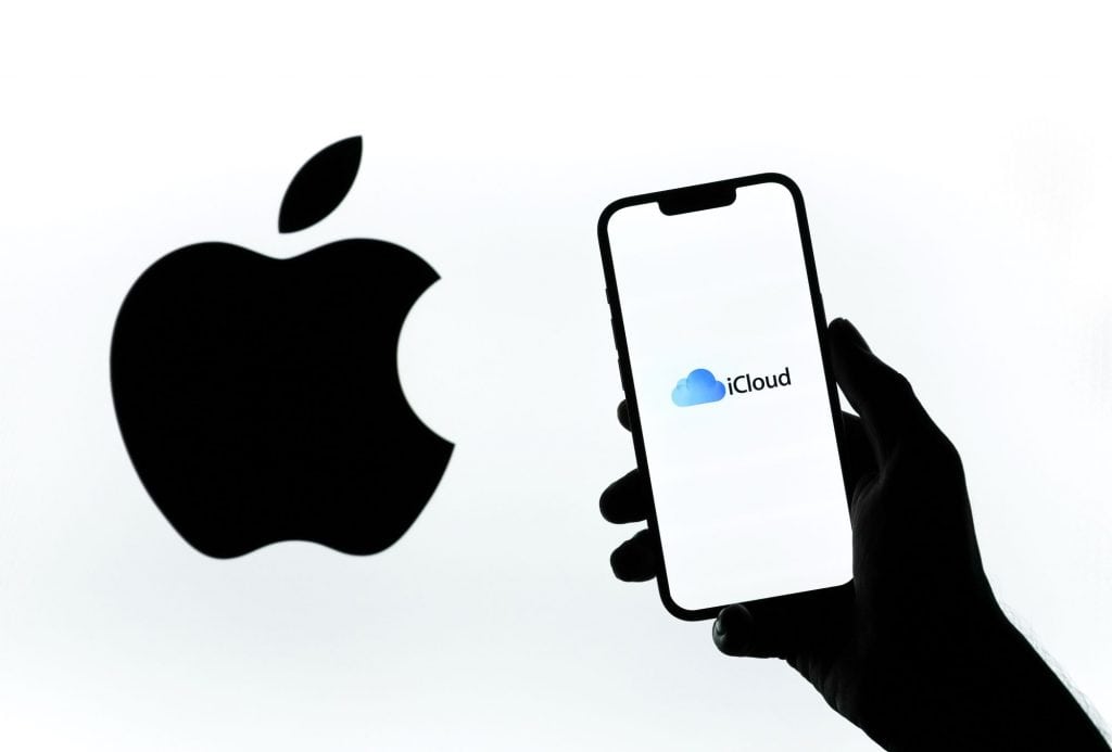 Logos da Apple e do iCloud
