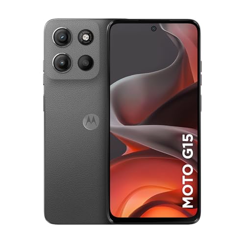 Smartphone Motorola Moto g15 - 256GB 12GB Grafite