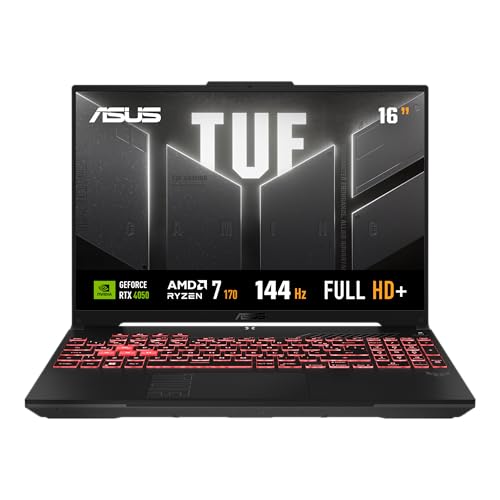 Notebook ASUS TUF Gaming A16, AMD RYZEN 7, RTX4050, 8GB, 512 GB, KeepOS, Tela 16