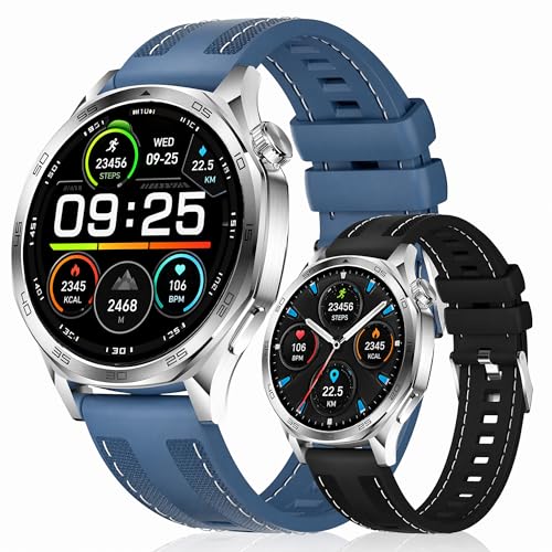 Smartwatch com IA ChatGPT, AMOLED 1.43, iOS Android, 3ATM, Monitor Cardíaco e Sono, 100 Esportes