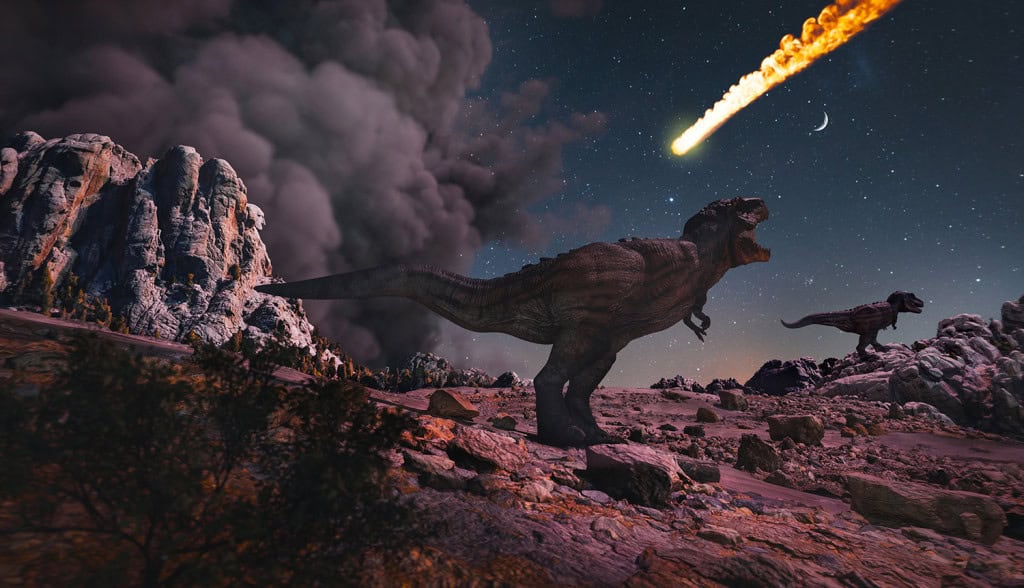 dinossauro asteroide