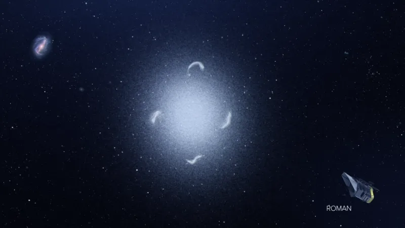 lente gravitacional telescpio nancy roman