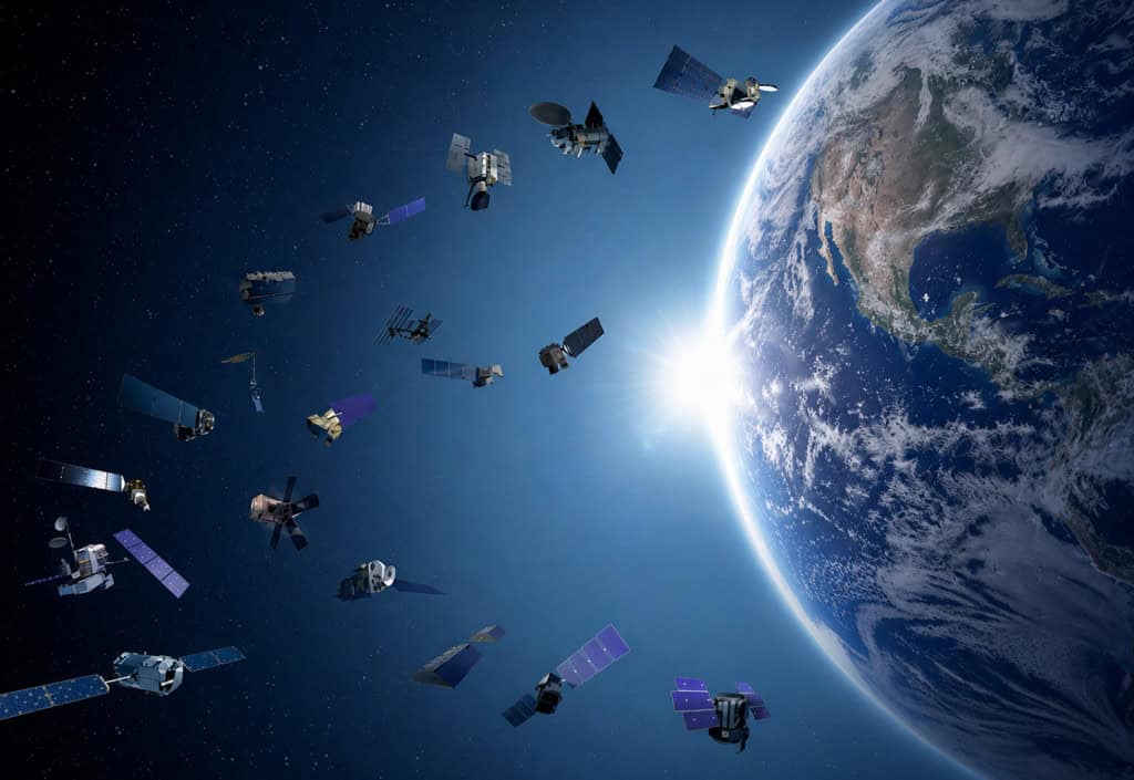 satélites clima terra