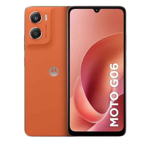 Smartphone Motorola Moto g06 - 128GB 12GB RAM Câmera 50MP com AI Bateria 5200 mAh Tela 6.9