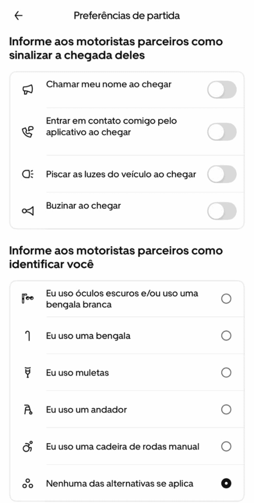 Uber lança recurso que facilita embarque de idosos e pessoas com deficiência Uber lança recurso que facilita embarque de idosos e pessoas com deficiência